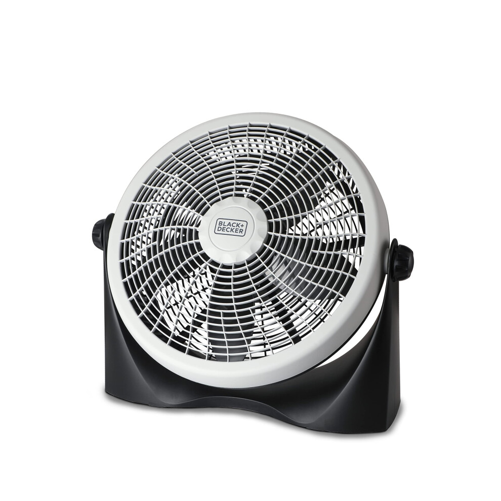 BLACK+DECKER 16 Inch High Velocity Floor Fan  Black