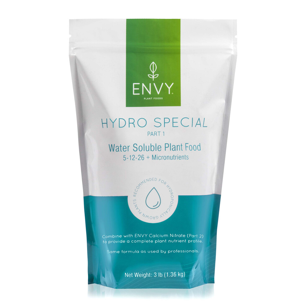 ENVY Hydro Special Professional Grade (5-12-26) Part I - Water Soluble Plant Food (3 lb) Use with Envy Calcium Nitrate