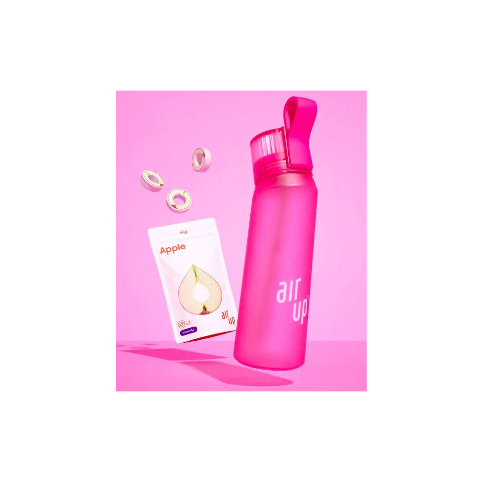 (Hot Pink) Air Up Water Bottle incl. 3 Flavoured Pods (650ml)