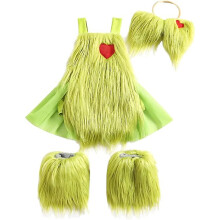 (73CM) 59cm,baby Boy Girl Christmas Outfit Toddler Santa Costume Cute Santa Claus Cosplay Dress Up Clothes Xmas Coat Pant Set Pxcl