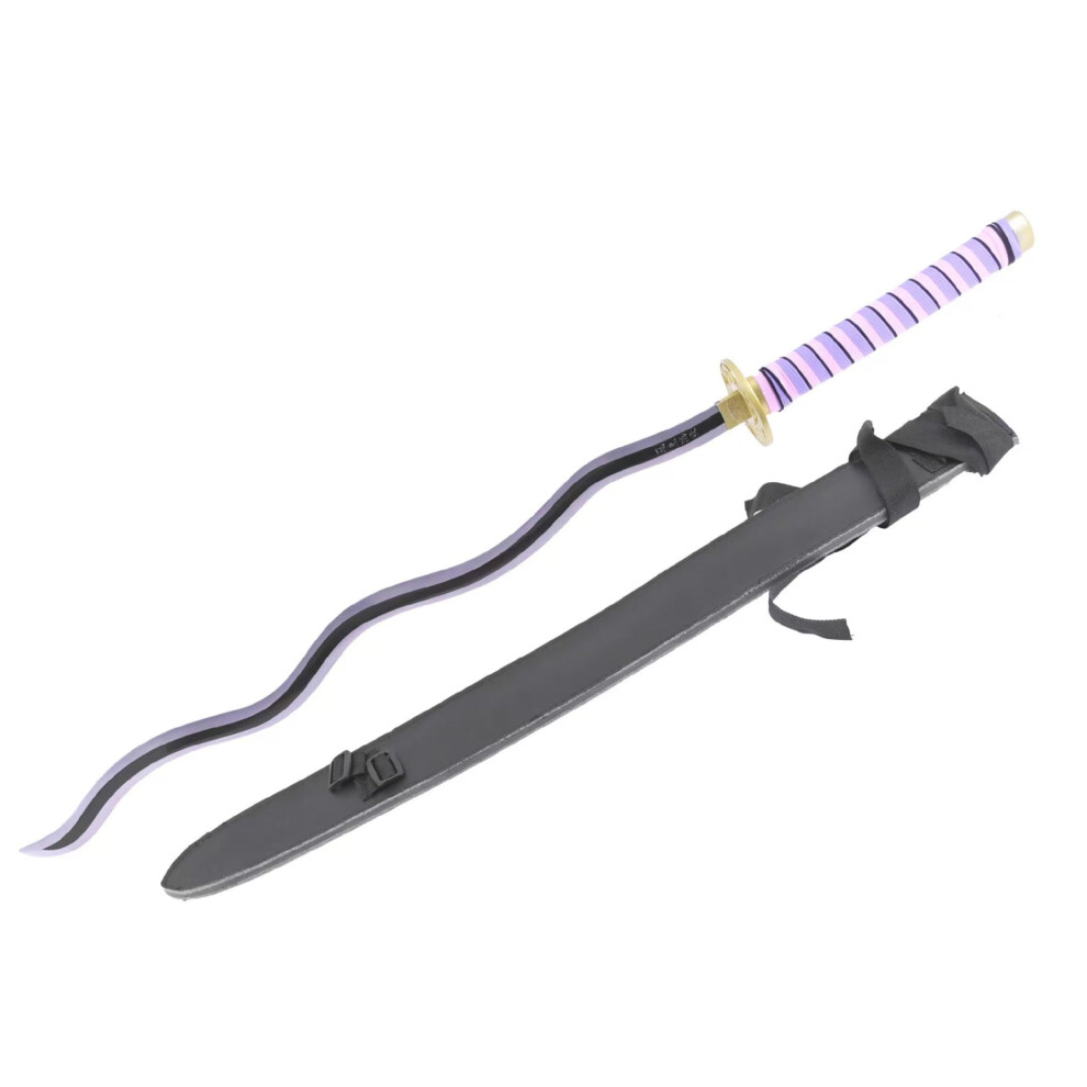 Next Level Racing Demon Slayer Iguro Obanai Wooden Sword V2 With Sheath Cosplay Prop Replica Not,Specified