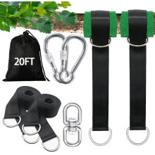 igolfluck fa hintapntok akasztkszlet 3FT/8FT/15FT/20FT/25FT Extra hossz fa hintapntok 5500 lb-t tartanak zr karabinerekkel s favdokkel, bizto