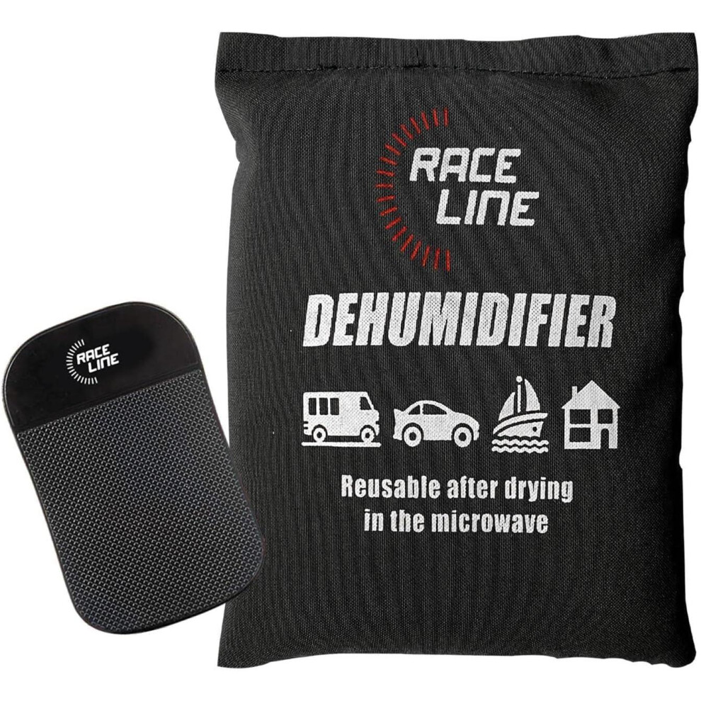Mantraraj Reusable Car Interior Dehumidifier 300 Gram Dry Bag Moisture Absorber With Anti-Slip Dashboard Mat For Home Van Caravan