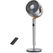 Dreo Standing Fan  120+120Omni-directional Oscillating Fan For Bedroom  80 ft Circulator With Remote  DC Motor Quiet Pedestal Fans  Adjustable Height