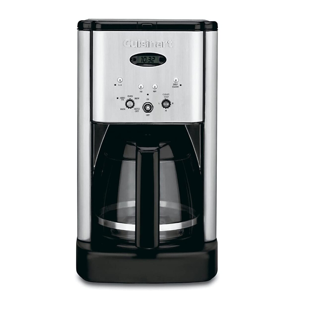 Cuisinart DCC-1200P1 Brew Central 12-Cup Programmable Coffeemaker Coffee Maker  Carafe  Brushed Chrome