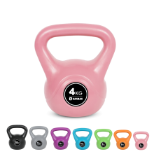 Kayman Kettlebell 4KG Ergonomic Handle & Flat Bottom for Stability Home Gym