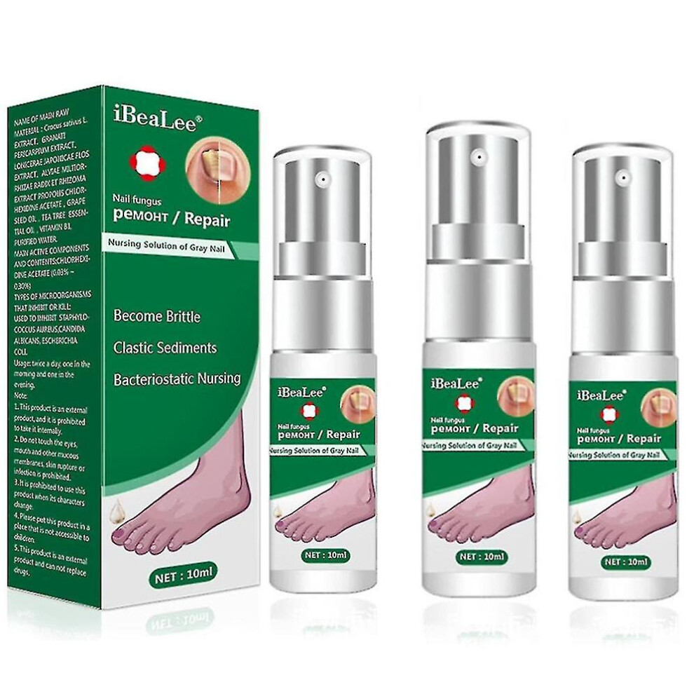 (3PCS) Nail Repair Fluid Fingernail And Toenail Repair Toe Nail Solution Strengthen Damaged Nails Repair And Protect Toenail