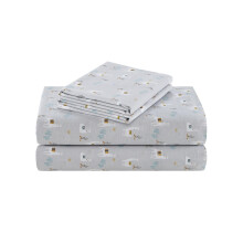 Comfort Spaces 100% Cotton Sheet Set Breathable Lightweight Soft with 12"" Elastic Pocket Fits up to 14"" Mattress All Season Cozy Bedding Matchin