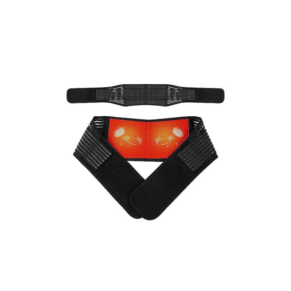 (XL) Heated Back Support Belt,magnetic Therapy Lumbar Support Beltself Heating Lower Back Support Belt For Men
