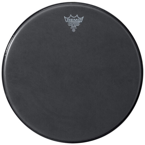 Remo Ambassador Μαύρο Σουέτ Καπάκι Τύμπανου Snare, 14"