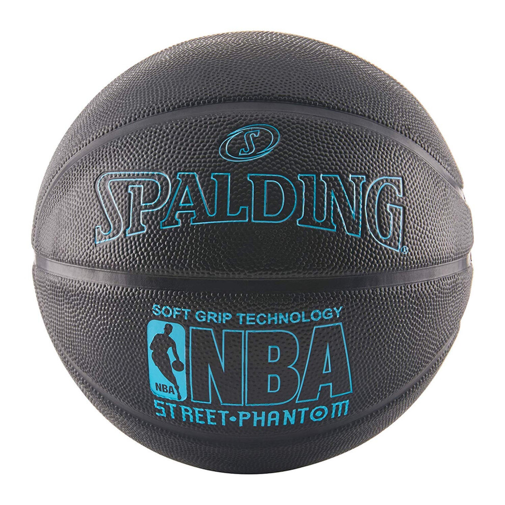 Spalding NBA Street Phantom Outdoor Basketball Neon Blue 29.5""