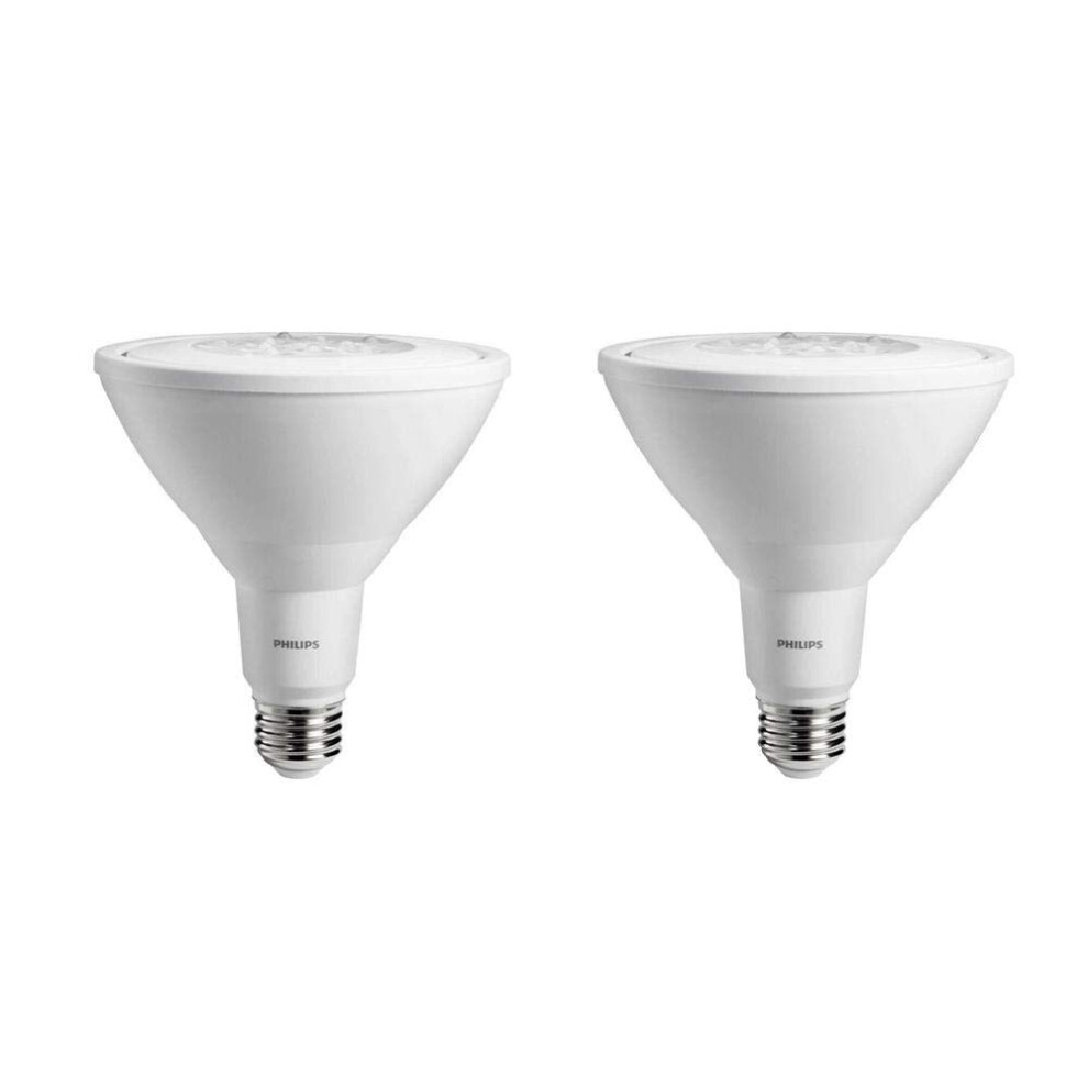 Philips LED Non-Dimmable PAR38 25-Degree Spot Light Bulb: 950-Lumen  3000-Kelvin  11-Watt (90-Watt Equivalent)  E26 Base  Bright White  2-Pack