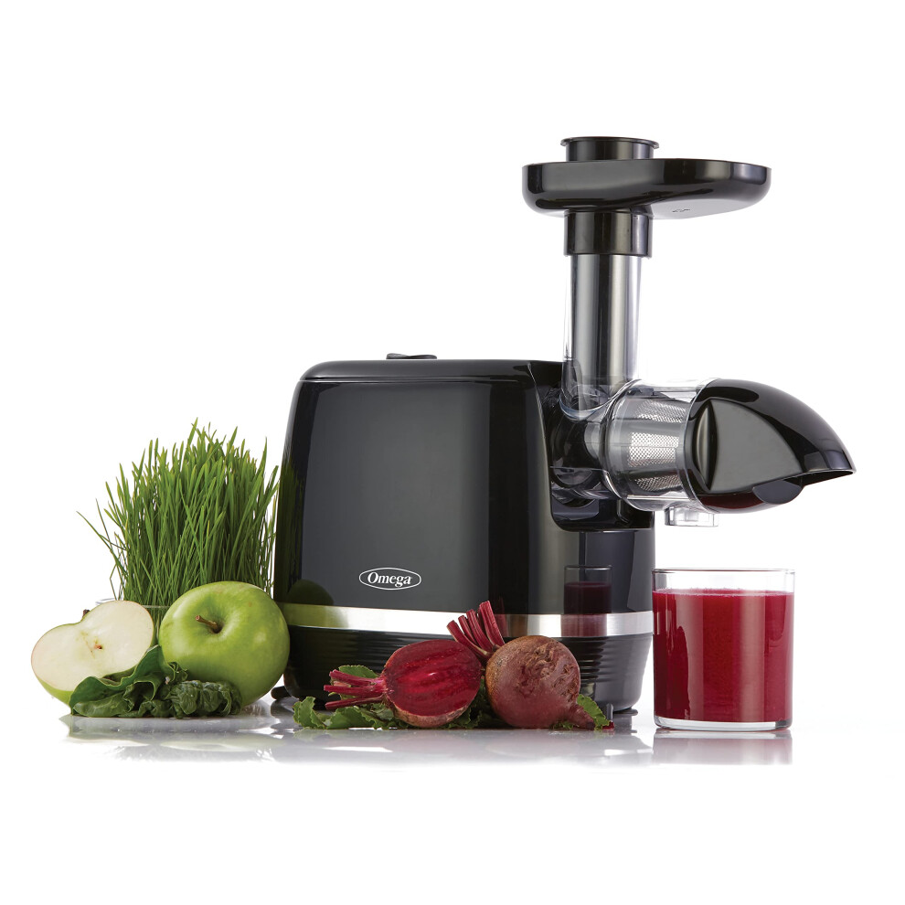 Omega H3000D Cold Press 365 Juicer Slow Masticating Extractor Creates Delicious Fruit Vegetable and Leafy Green High Juice Yield and Preserves Nutriti