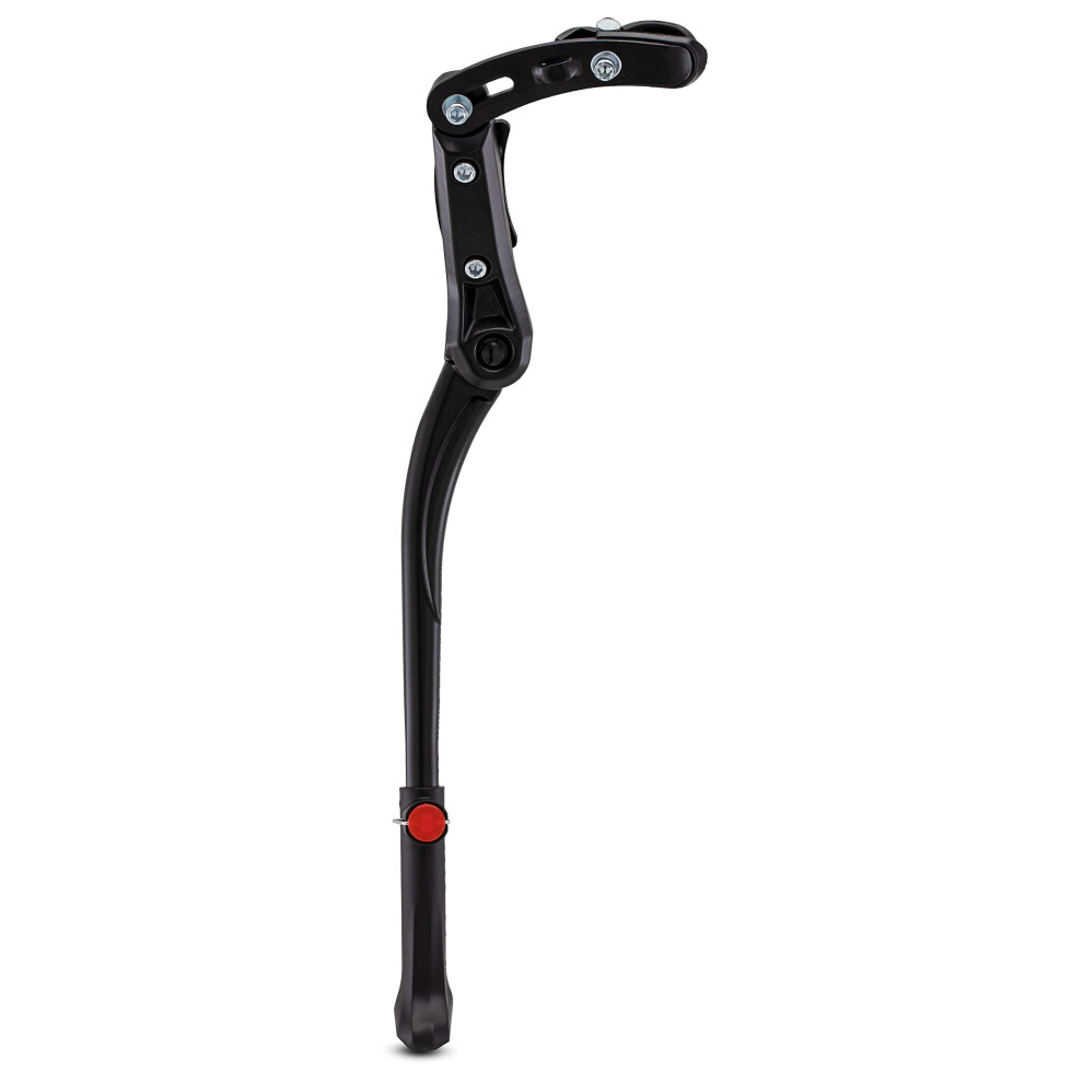 Schwinn Rear Mounted Bike Kickstand  Easy to Install  With Anti-Slip Foot Pads  Lightweight Aluminum Alloy  Fits Most Adult Bikes  Black