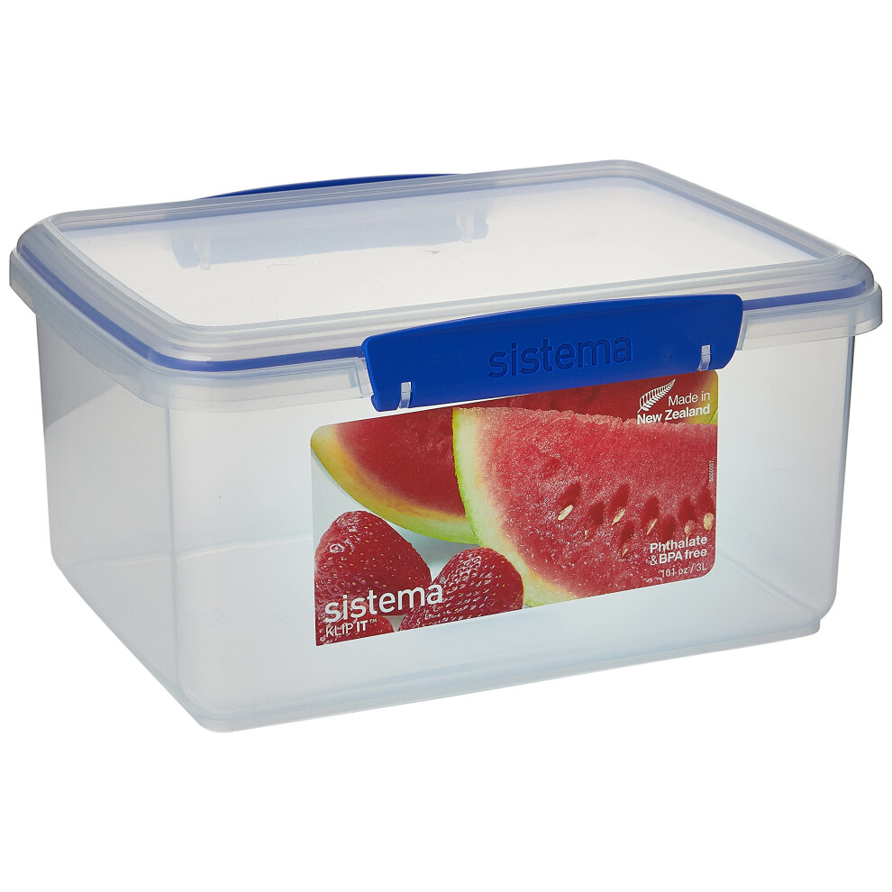 Sistema 1830 Klip It Collection Rectangle Food Storage Container  101 Ounce