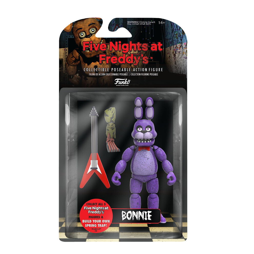 Funko 5"" Articulated Action Figure: Five Nights at Freddy's (FNAF) - Bonnie The Rabbit - Collectible - Gift Idea - Official Merchandise - for Boys  G