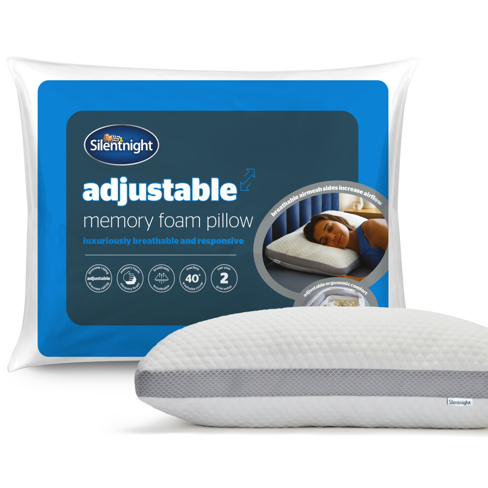 Silentnight (Single) Adjustable Memory Foam Pillow