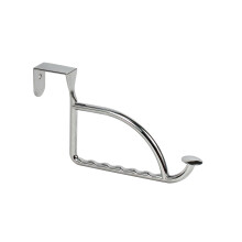 Support de cintres Spectrum Diversified, accroche porte, rangement pour vêtements, 1 compte, chrome