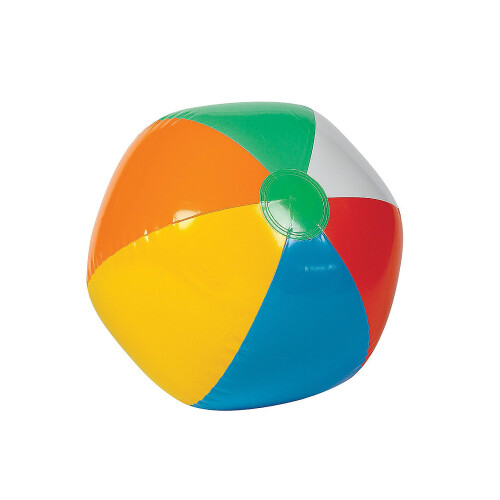 Rhode Island Novelty Aufblasbare 30 cm bunte Strandbälle, Set mit 12