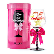 Pas une journee sur un verre de vin de joyeux anniversaire fabuleux pour les femmes | Idee cadeau unique pour sa meilleure amie maman sur grand-