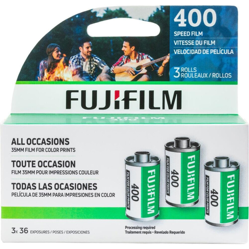 Fujifilm Fujicolor Superia X-TRA 400 Color Negative Film (35mm Roll Film  36 Exposures  3-Pack)