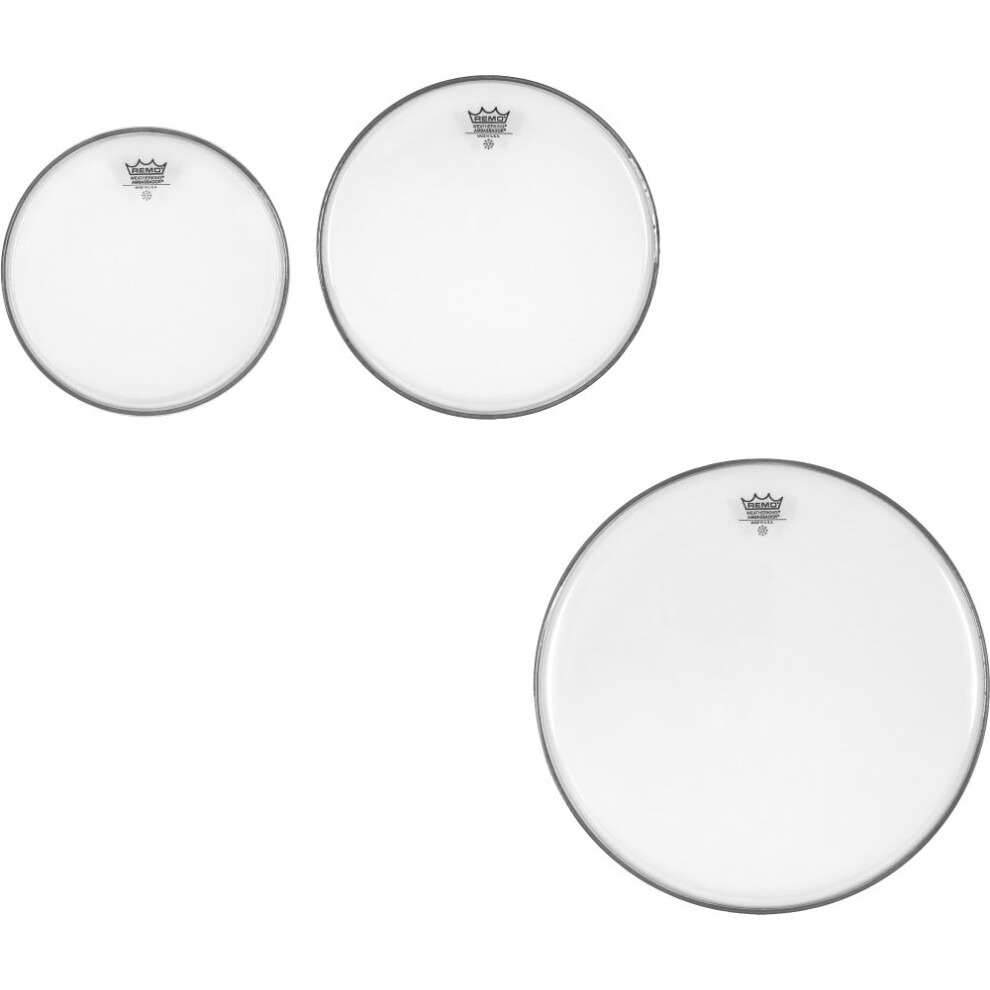 Remo PP-1380-BA Ambassador Clear Tom Drumhead Pack - 10""  12"" & 16""