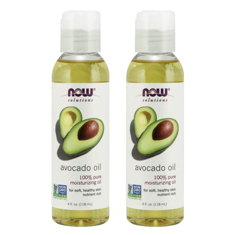 NOW Foods Avocado Oil (Liquid)  4 Ounce Bottles  2 pk