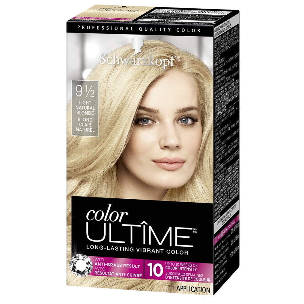 Schwarzkopf Ultime Hair Color Cream  Light Natural Blonde  9.5  2.03 Ounces