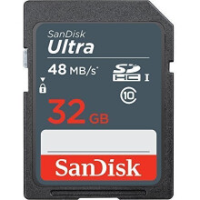 SanDisk Ultra 32GB SDHC Class 10 UHS-1 48MB/s memriakrtya