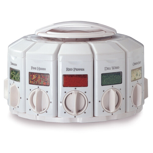Carousel Auto-Mesure KitchenArt, 12 Pots, Blanc