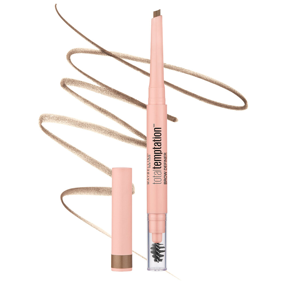 Maybelline Total Temptation Eyebrow Definer Pencil  Blonde  1 Count