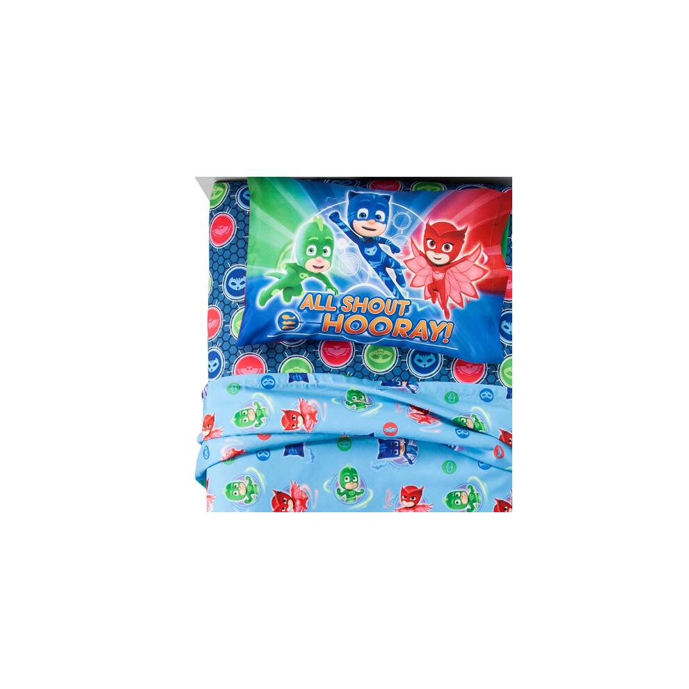 PJ Masks Twin Sheet Set Its Hero Time