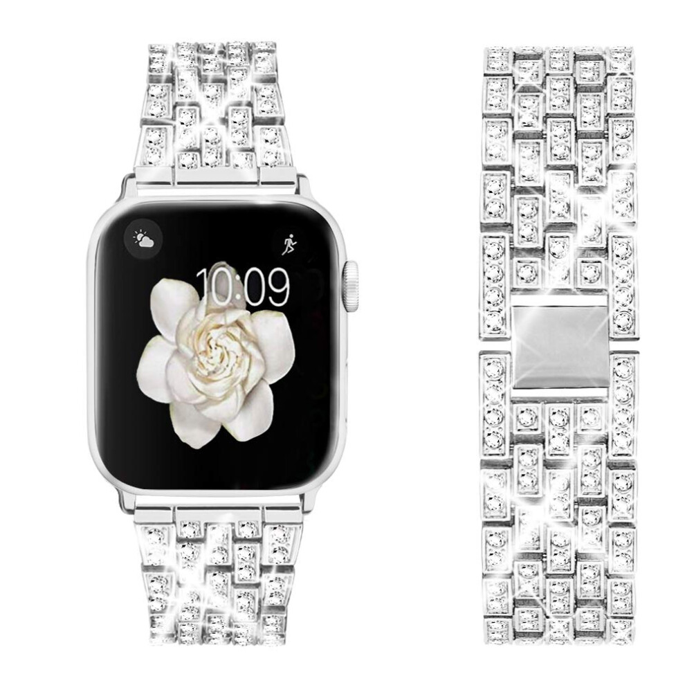 Dsytom Bing Band Compatible With Apple Watch Band 38Mm 40Mm 41Mm 42Mm 44Mm 45Mm 46Mm 49Mm Jewelry Replacement Watch Bands For Iwatch Band Series Ultr 767912406336