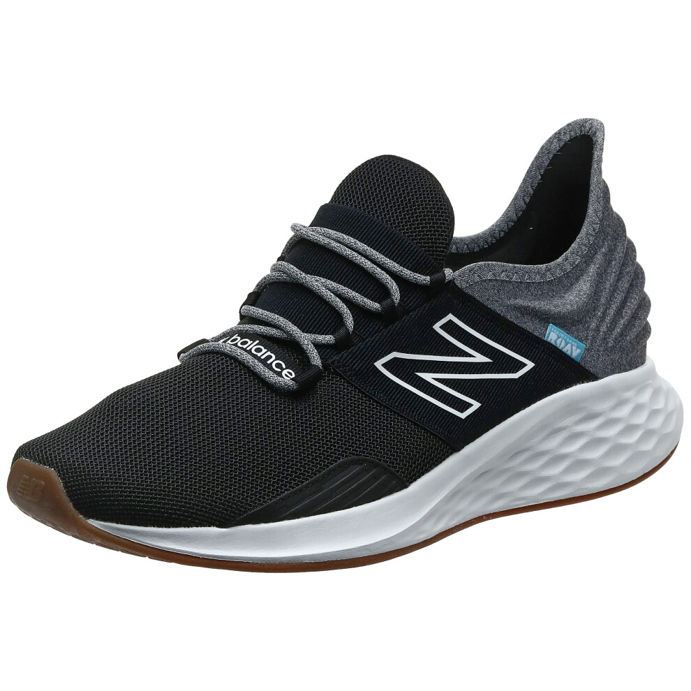 New Balance Men's Fresh Foam Roav V1 Sneaker  Black/Light Aluminum  11