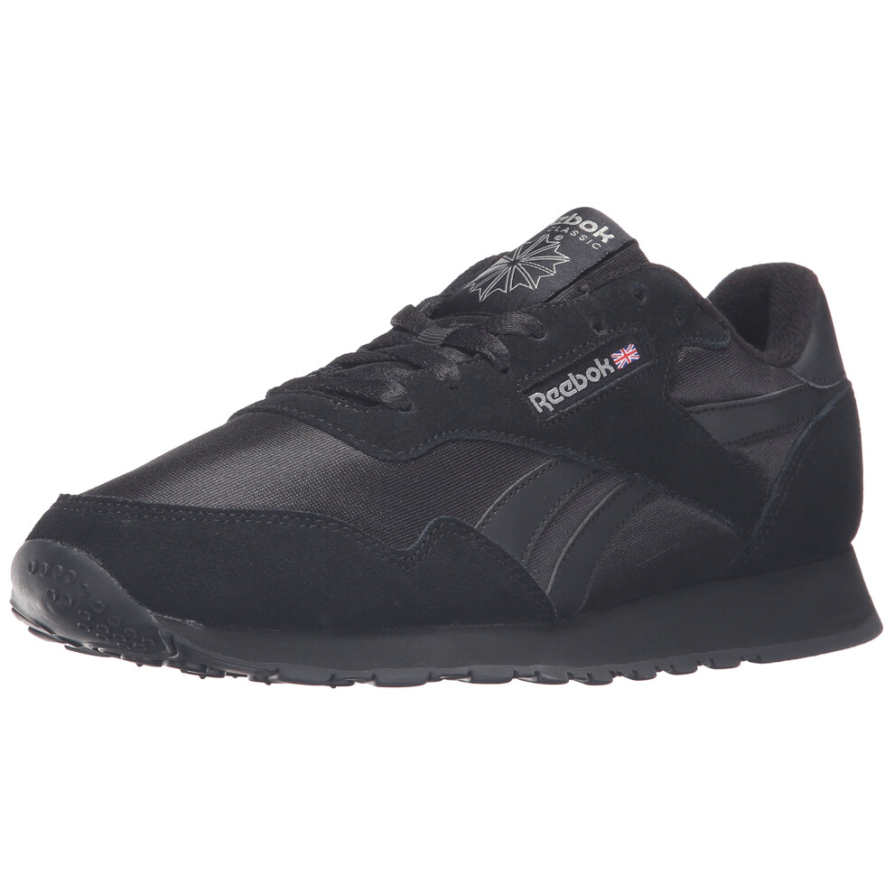 Reebok Men's Classic Nylon Walking Shoe  Black/Carbon  9.5