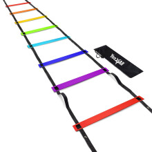 Yes4All Agility-Leiter 8 Sprossen Regenbogen