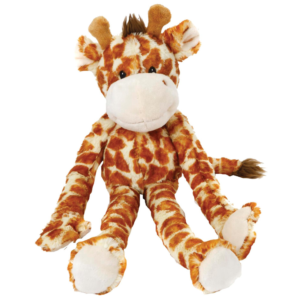 Multipet Swingin 19-Inch Large Plush Dog Toy with Extra Long Arms and Legs with Squeakers