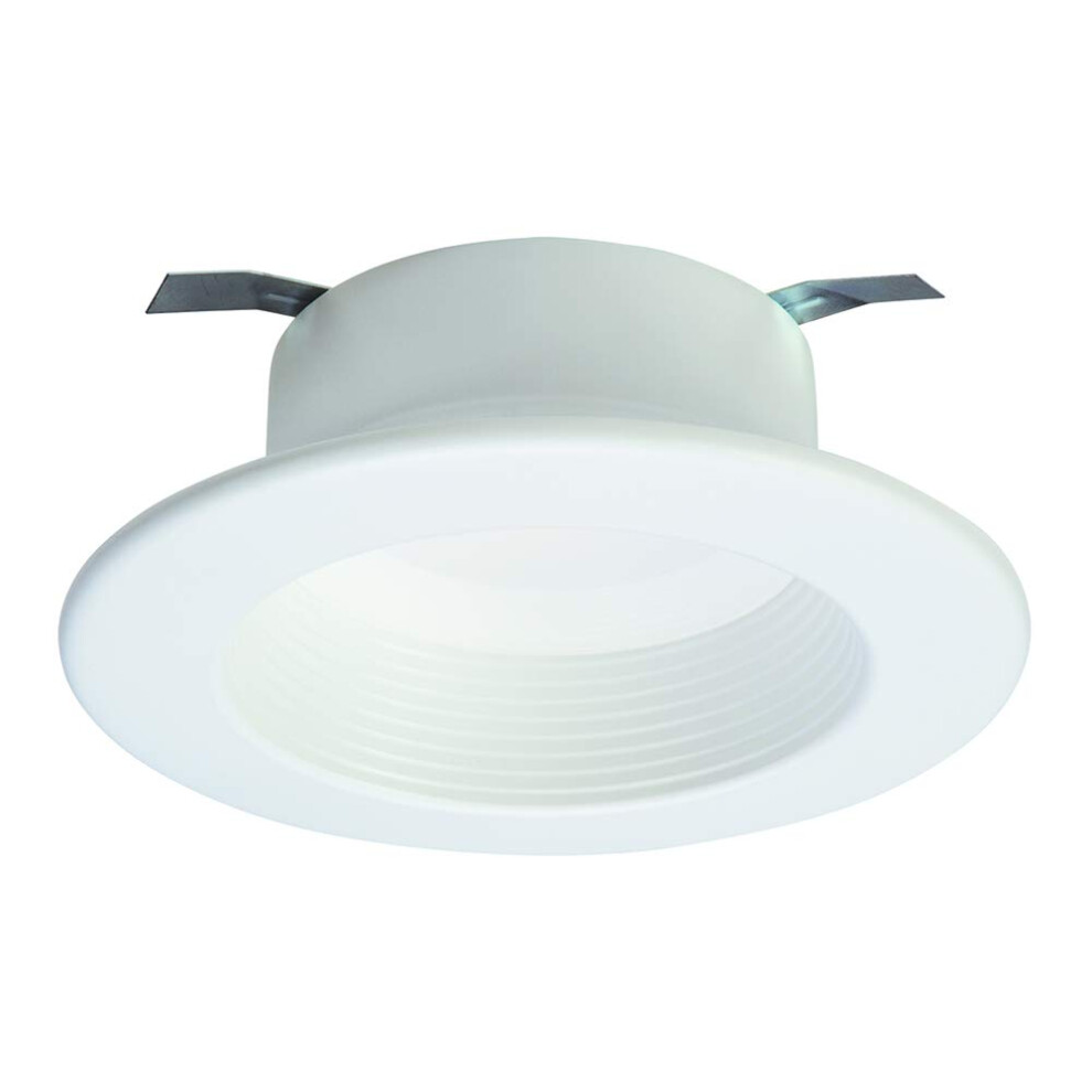 Halo Recessed RL460WH927PK 90 CRI 2700K LED Retrofit with White Trim  4""  Warm White