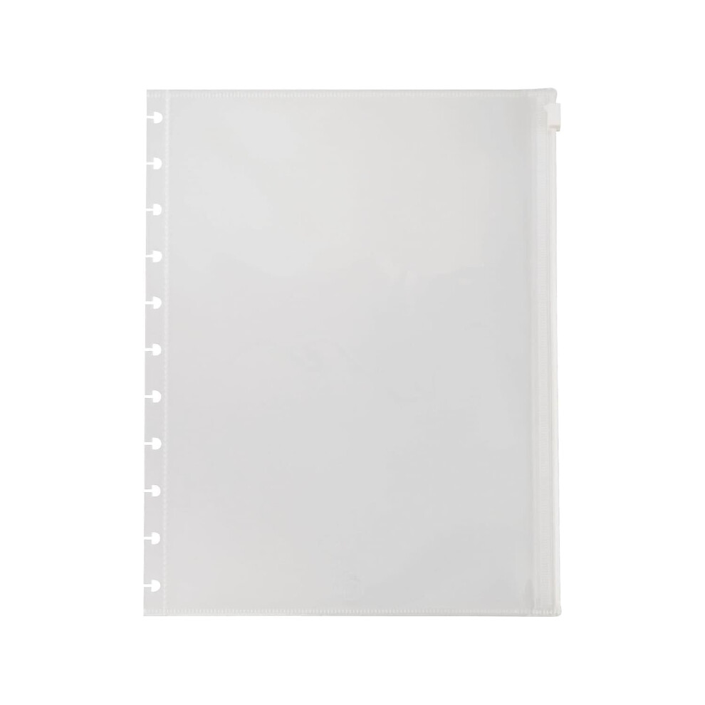 Staples 321297 Arc Poly File Pockets Letter Size Clear 2/Pack (21304)