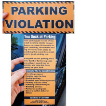 Witziger Yeti geflschter Parkschein in voller Gre, 20er-Pack. Sowohl realistisch als auch urkomisch. Bestrafe die Idioten, die wie Idioten parken.