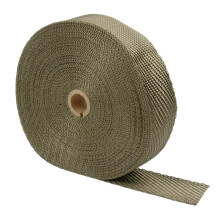 Design Engineering Titanium Exhaust Heat Wrap with Lava Rock Technology - 1"" x 100' - Heat Wrap for Exhaust Pipes Pliable Exhaust Wrap Tape Withsta