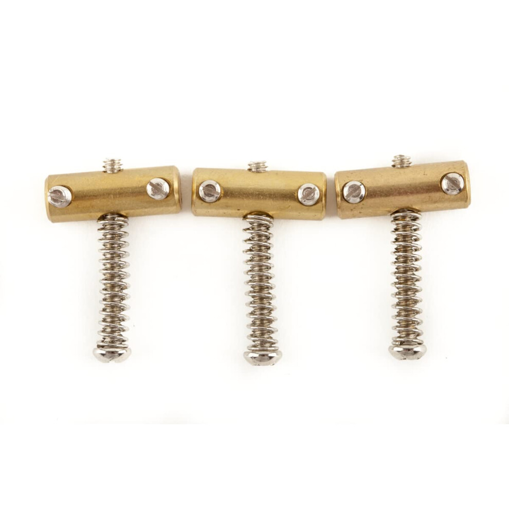 Fender American Vintage Telecaster Compensated Bridge Saddles  Brass