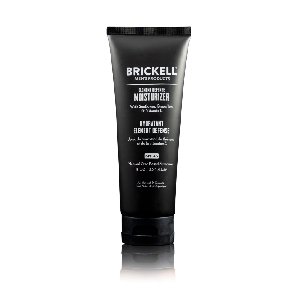 Brickell-Men's-Products Brickell Men's Element Defense Spf45 Moisturizer For Men Natural & Organic Zinc Oxide Mineral Sunscreen Hydrates And Protects Skin Against Uva/Uvb