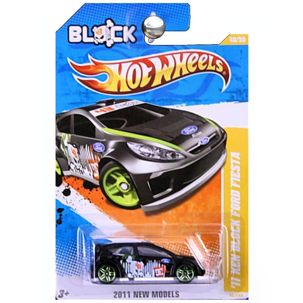 2011 Hot Wheels 11 Ken Block Ford Fiesta Black #40/244