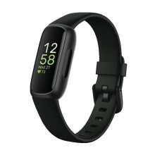 Fitbit Inspire 3 Health &-Fitness-Tracker with Stress Management Workout Intensity Sleep Tracking 24/7 Heart Rate and more Midnight Zen/Black One