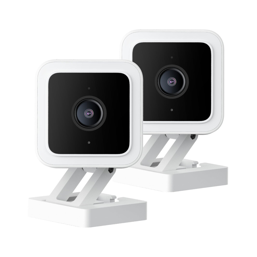 Wyze Cam V3 With Color Night Vision Wired 1080P Hd Indoor/Outdoor Security Camera 2-Way Audio Works With Alexa Google Assistant And Ifttt 2-Pack 850025015257