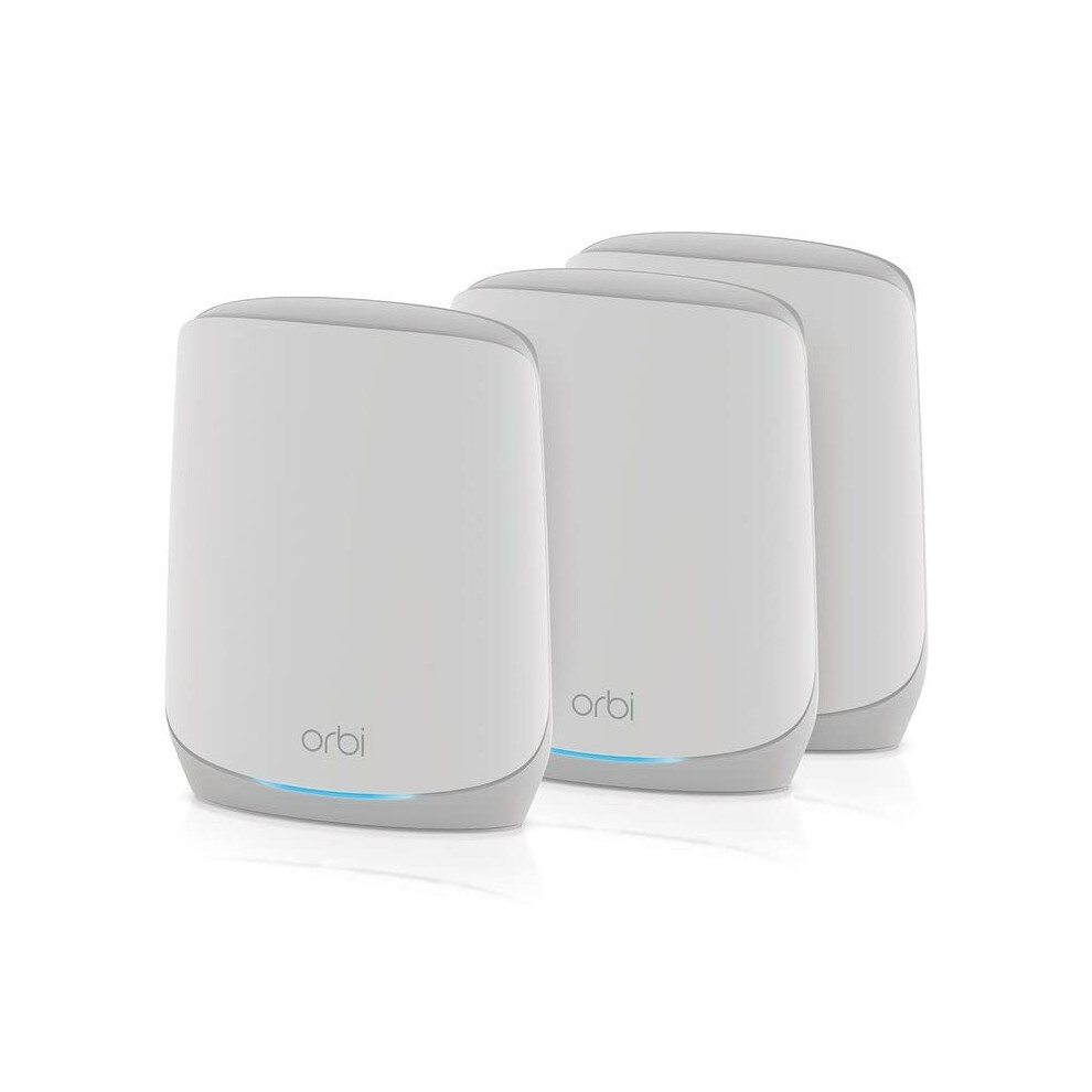 Netgear Rbk763s-100Nas Orbi Tri-Band Wifi 6 Mesh System Router + 2 Satellites