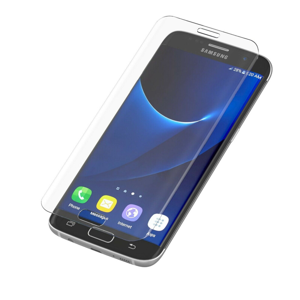 Zagg Samsung Galaxy S7 Edge Invisibleshield Hd Glass Clear Screen Protector 848467052565