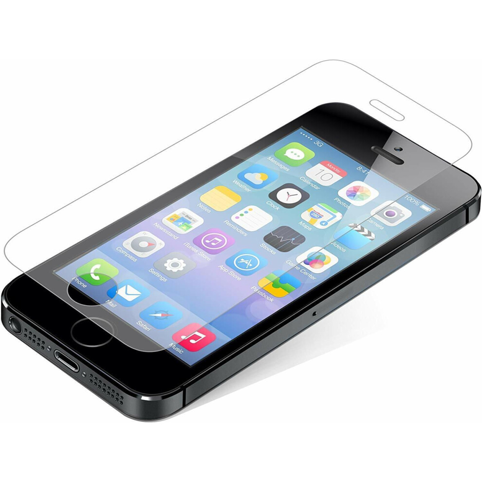 Zagg Scudo Invisibile Vetro Per Iphone Se 5S 5 5C Trasparente Protezione Schermo 848467014679