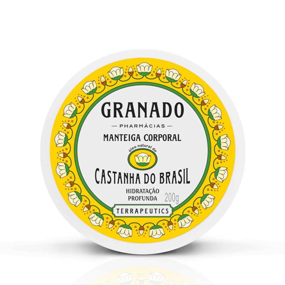 Granado Linha Terrapeutics - Manteiga Corporal Castanha Do Brasil 200 Gr - (Granado Terrapeutics Collection - Brazil Nut Body Butter Net Net 7.1 Oz)